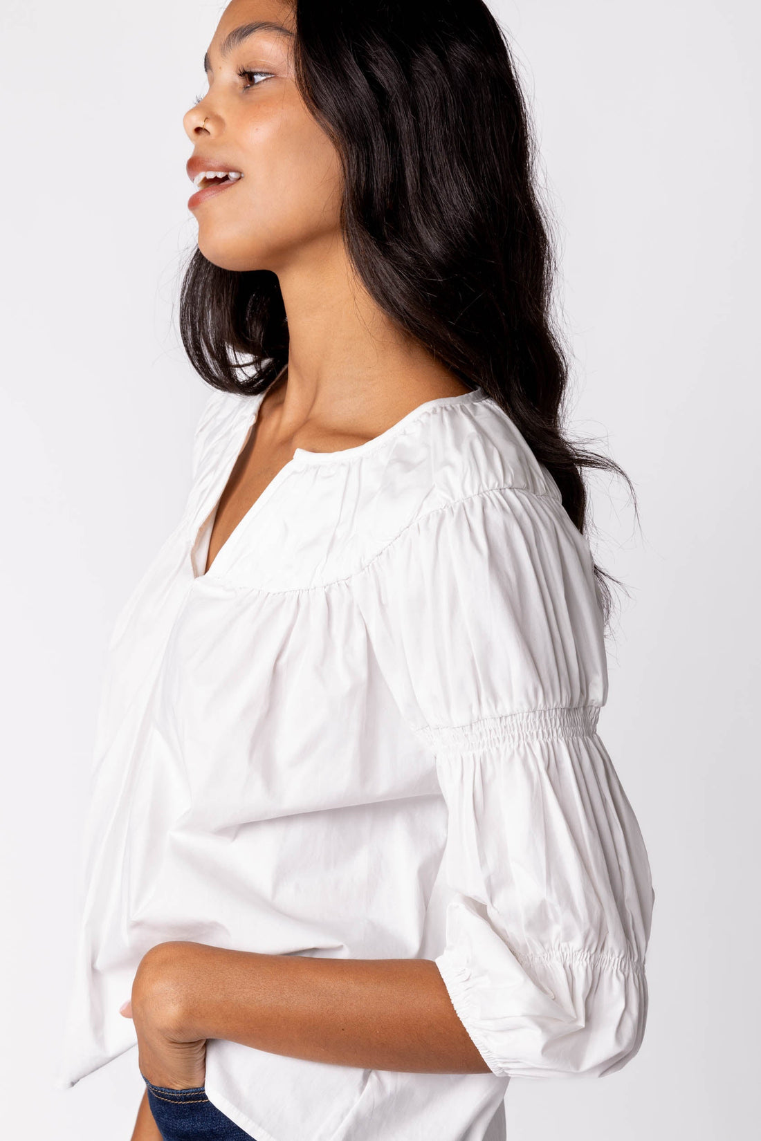 SALE - Cara V Neck Blouse