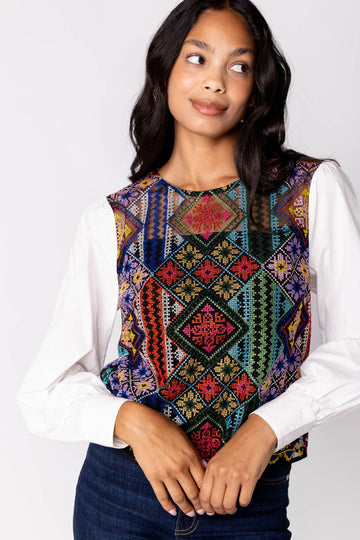 SALE - Fay Embroidered Top