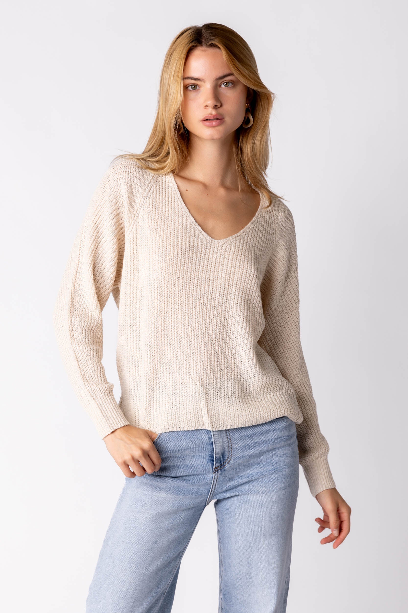 SALE - Sienna Oversized V Neck Sweater