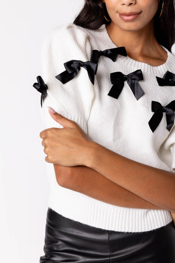 Ashby Knit Bow Sweater
