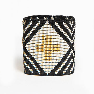 Ink+Alloy Stripe with Cross Luxe Bracelet