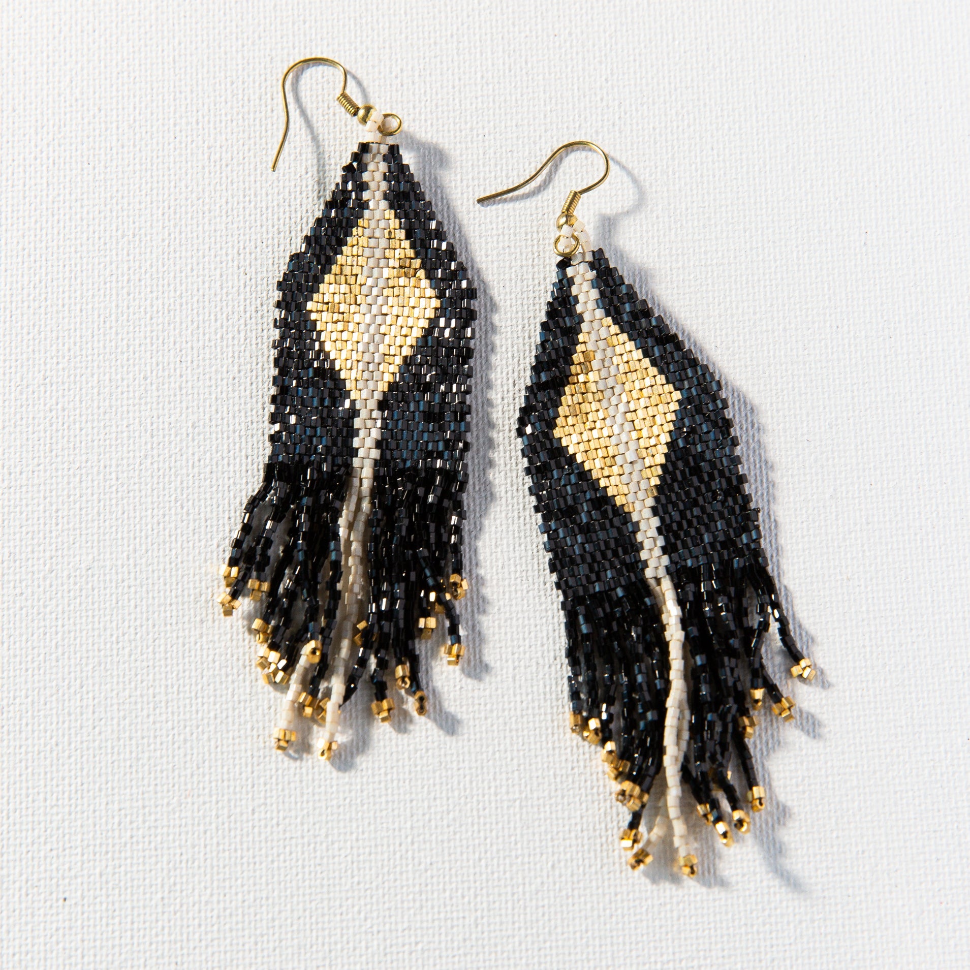 Ink+Alloy Luxe Diamond with Fringe Earring