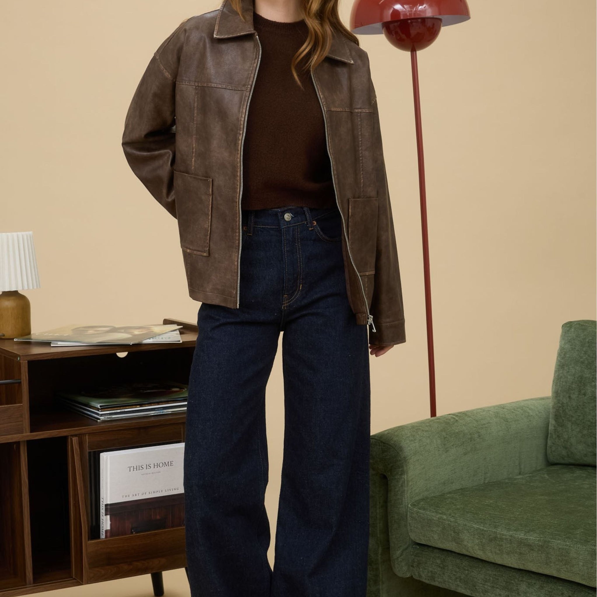 Evie Faux Leather Jacket