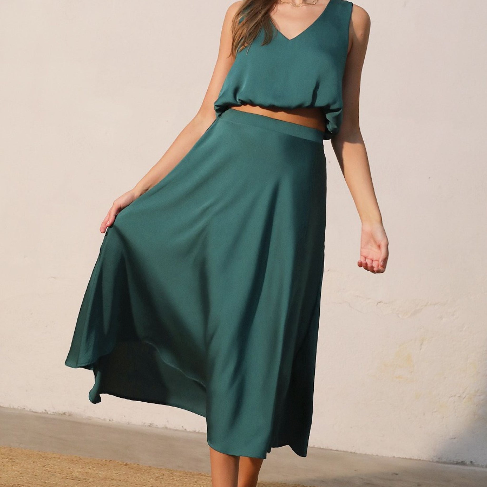 Maria Midi Swing Skirt