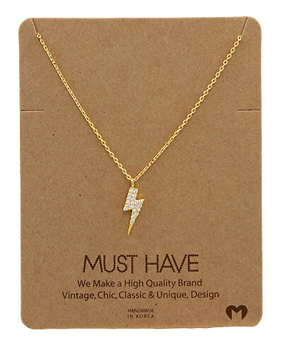 Must Have Lightning Bolt Necklace