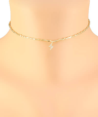 Reed Lightning Bolt Choker