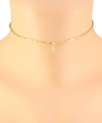 Reed Lightning Bolt Choker