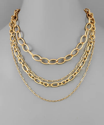 Hayden Layered Chain Necklace