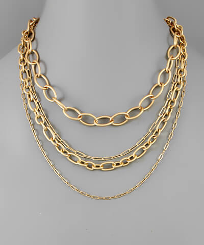 Hayden Layered Chain Necklace