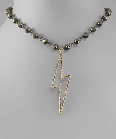 Layne Lightning Bolt Choker