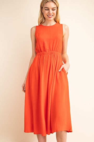 Effie Cut Out Midi Dress