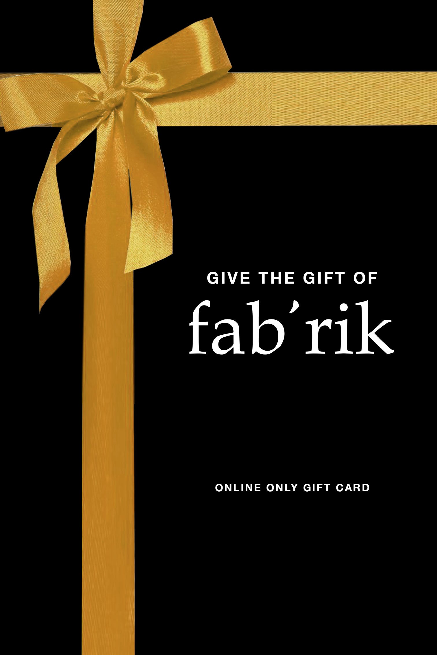 Online Gift Card