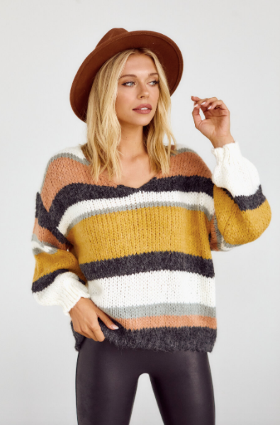 Mora Stripe Sweater