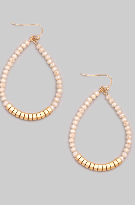 Taryn Teardrop Beaded Earrings