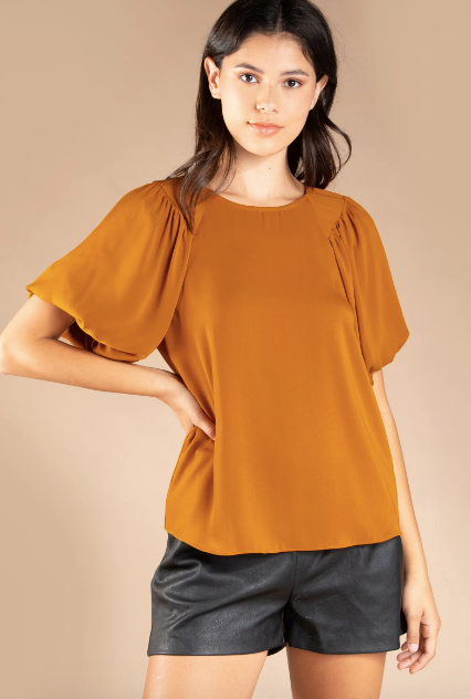 Perkins Puff Sleeve Blouse
