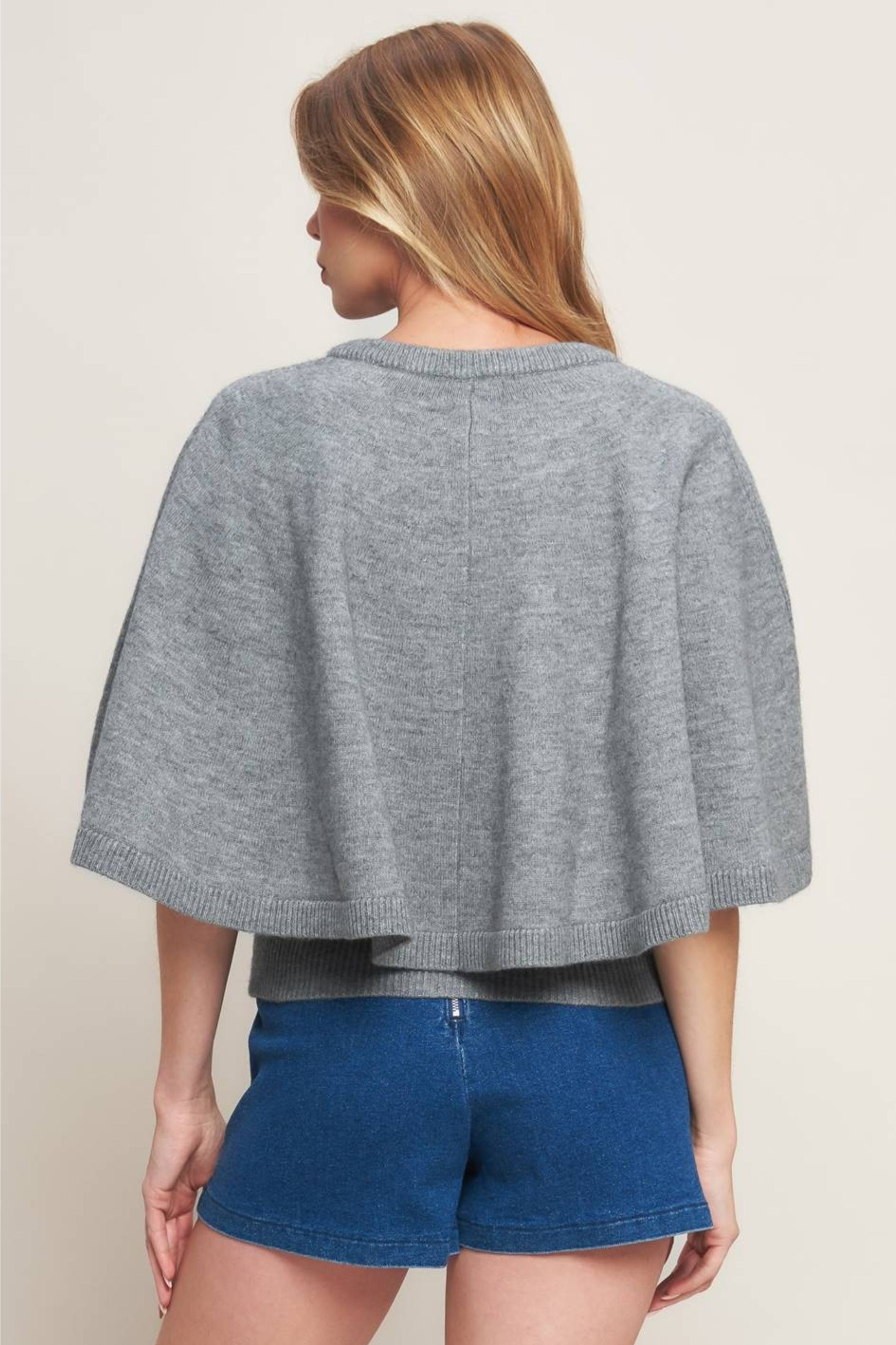 Cassie Button Up Poncho