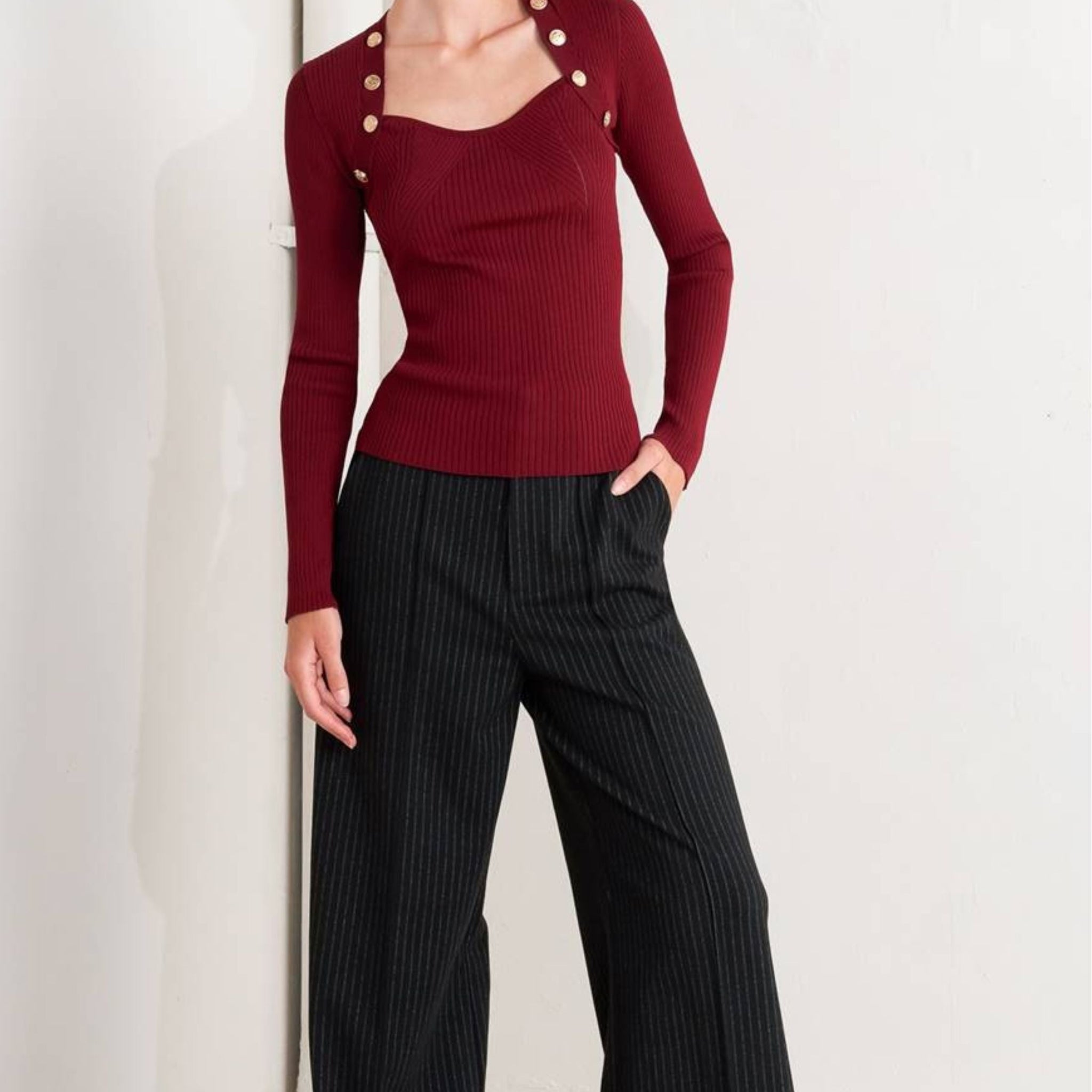 Clyne Long Sleeve Sweater