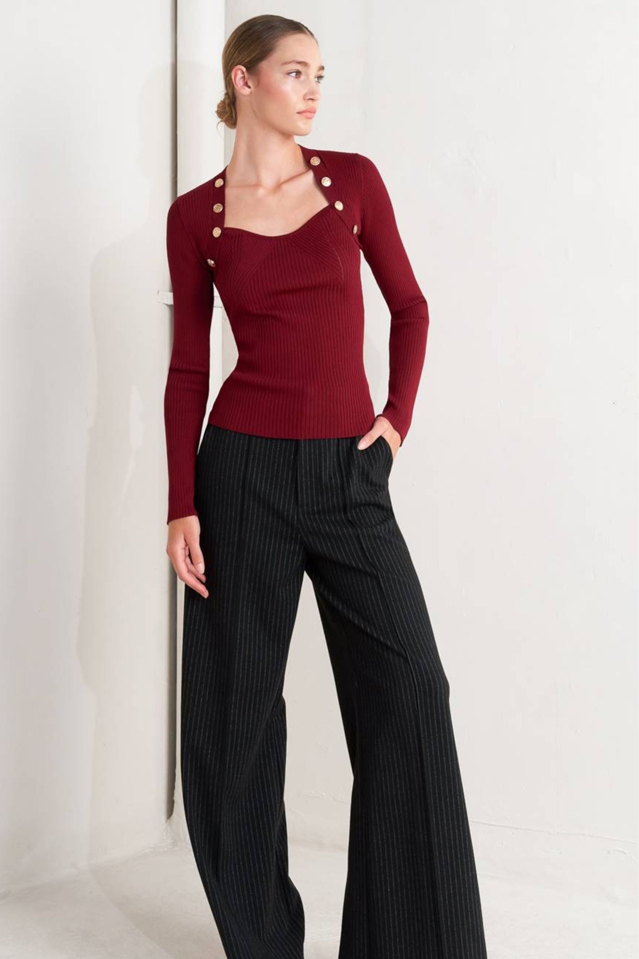 Clyne Long Sleeve Sweater