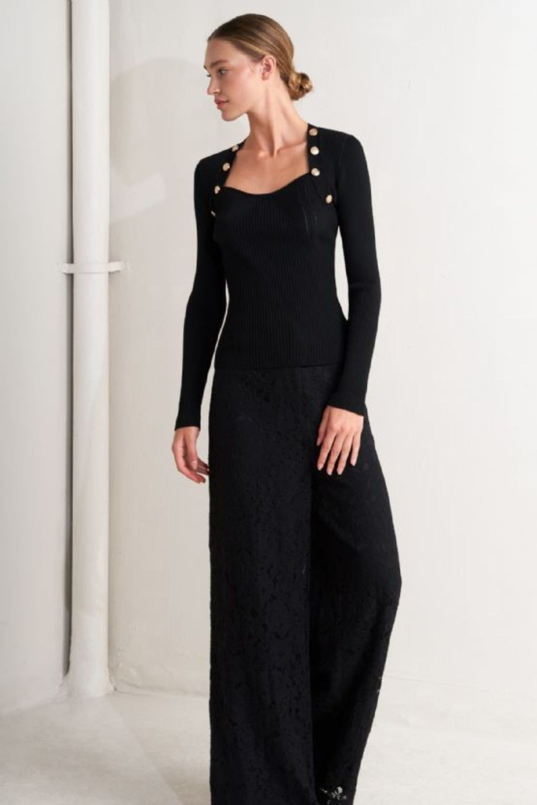 Clyne Long Sleeve Sweater