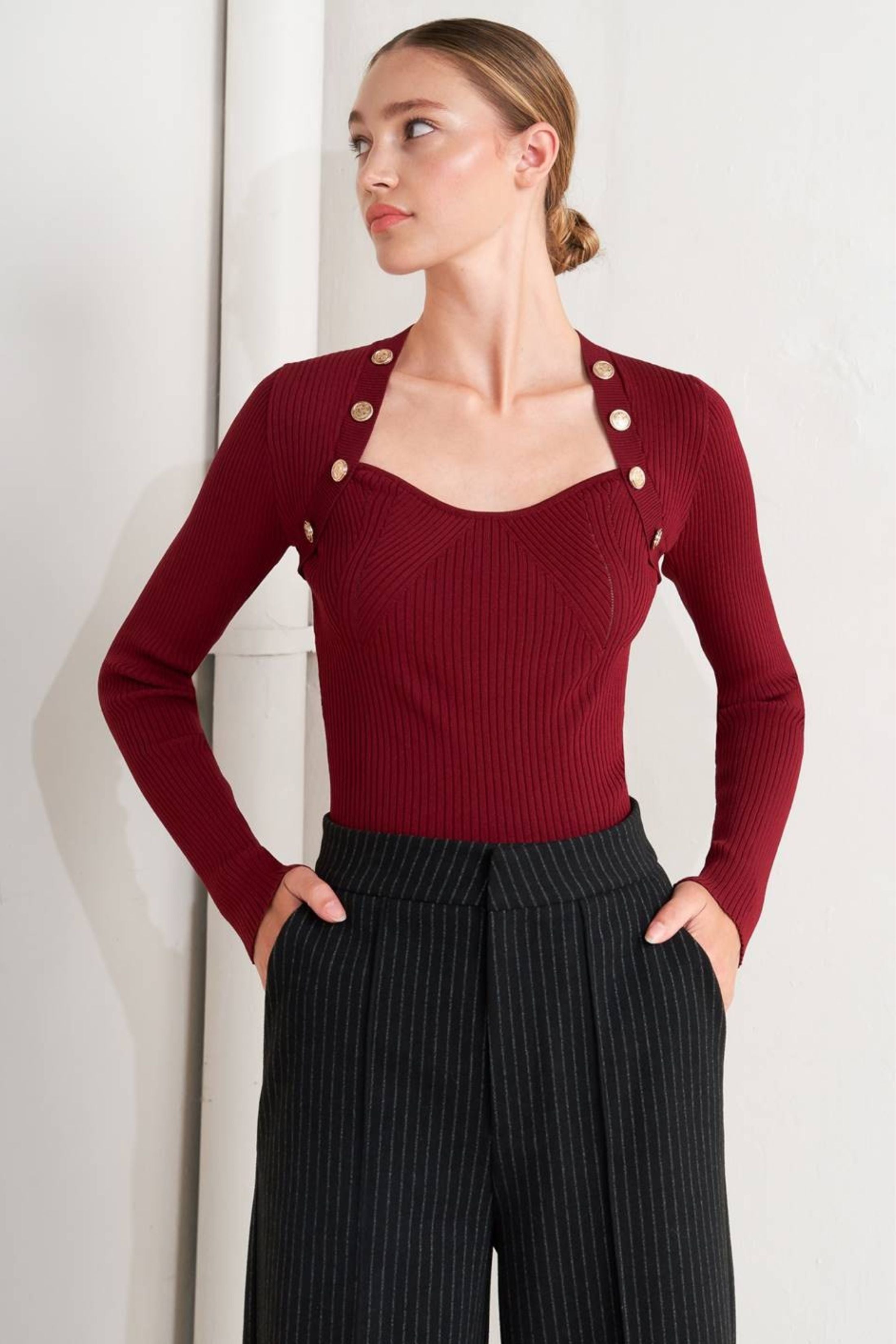 Clyne Long Sleeve Sweater