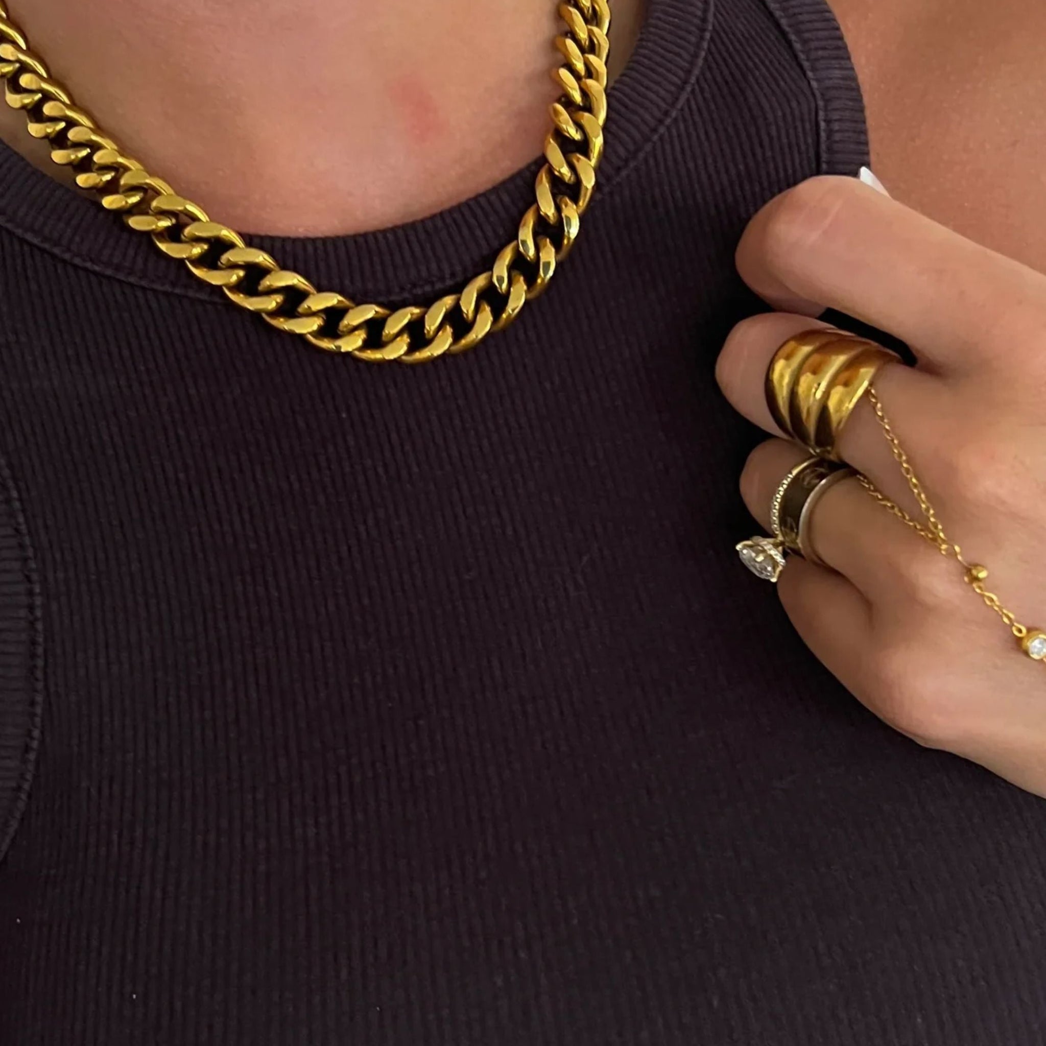 Camilla Chunky Gold Necklace