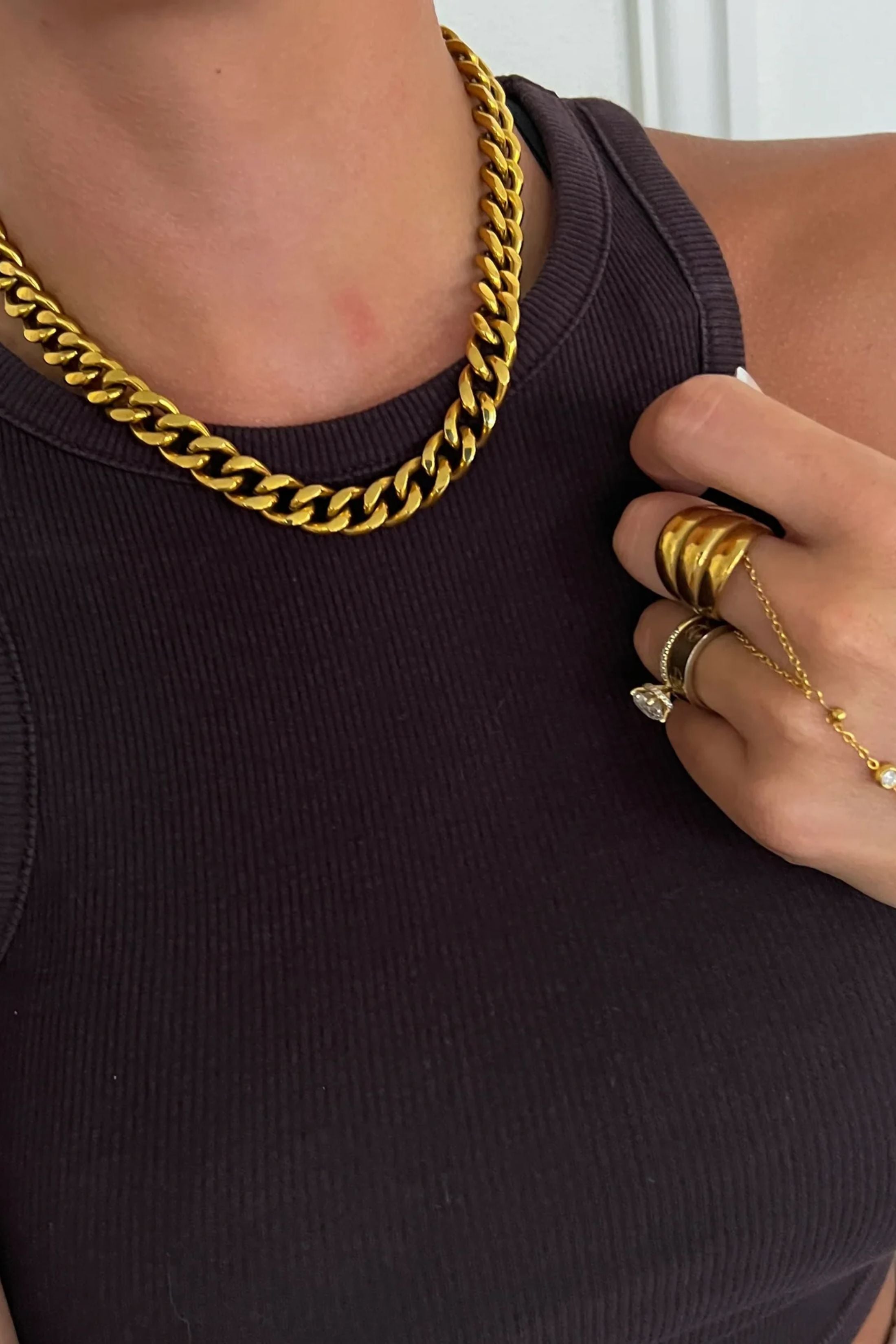 Camilla Chunky Gold Necklace