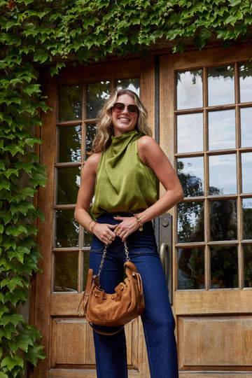 Gracie Halter Silk Top