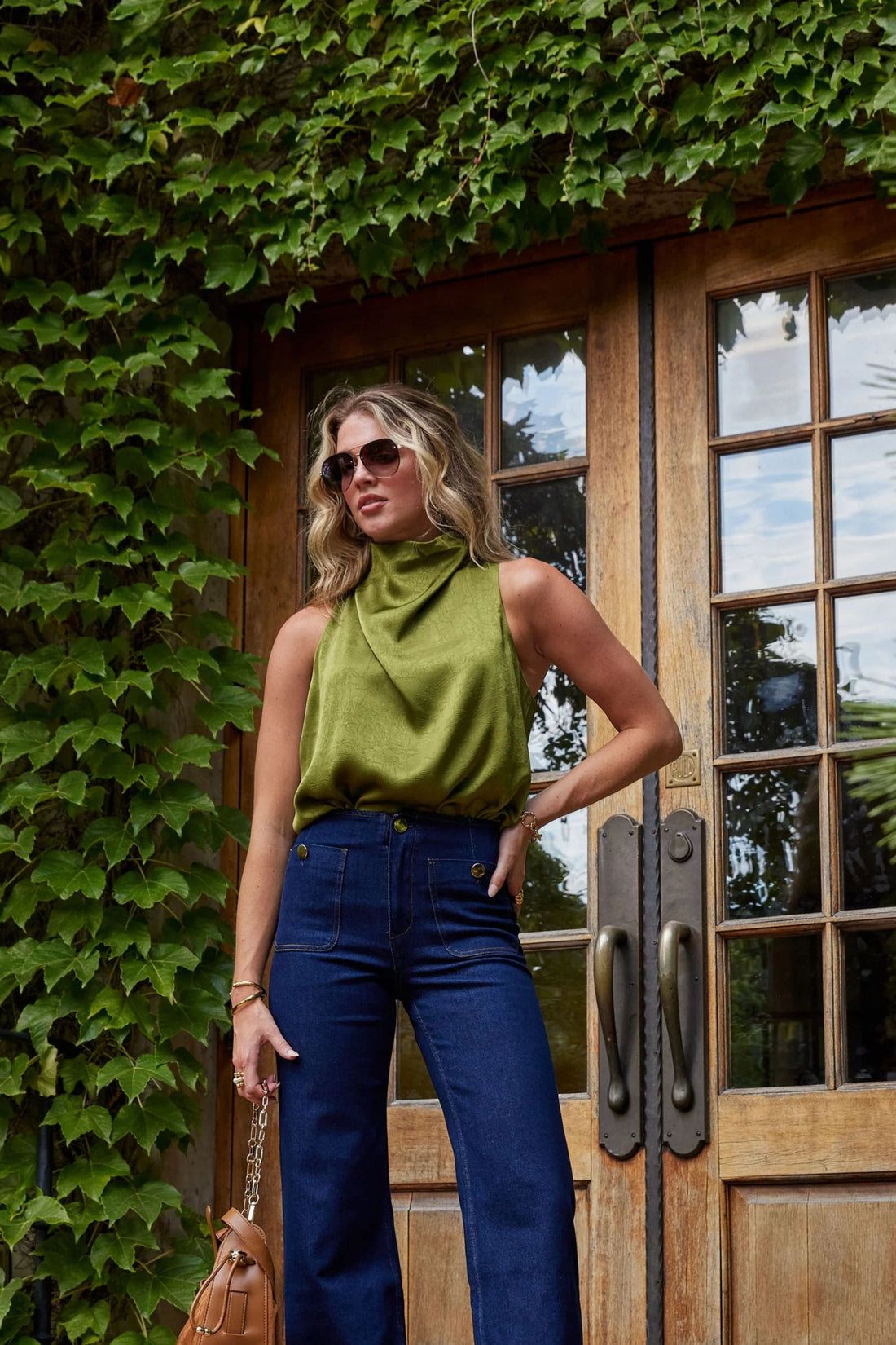 Gracie Halter Silk Top