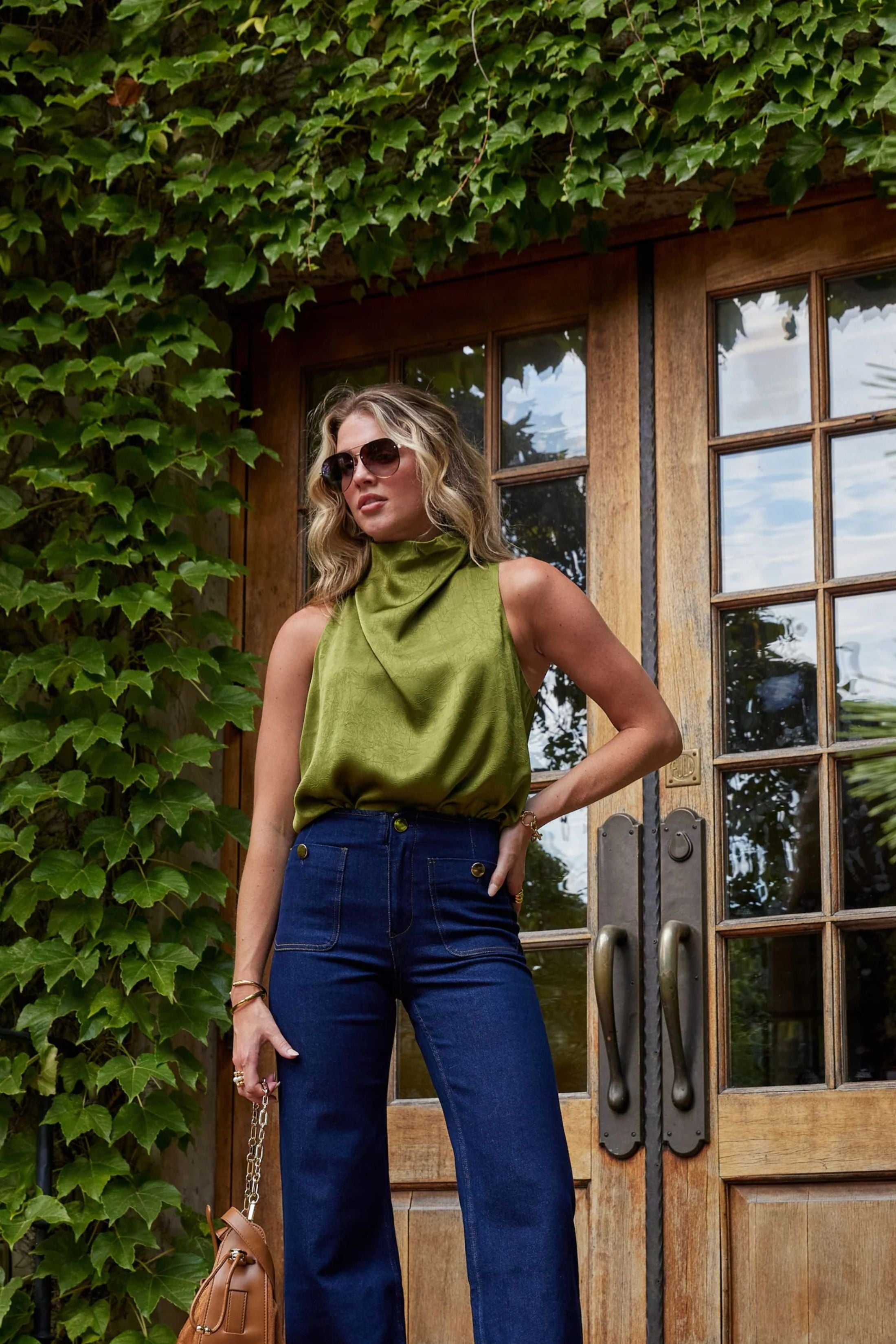 Gracie Halter Silk Top