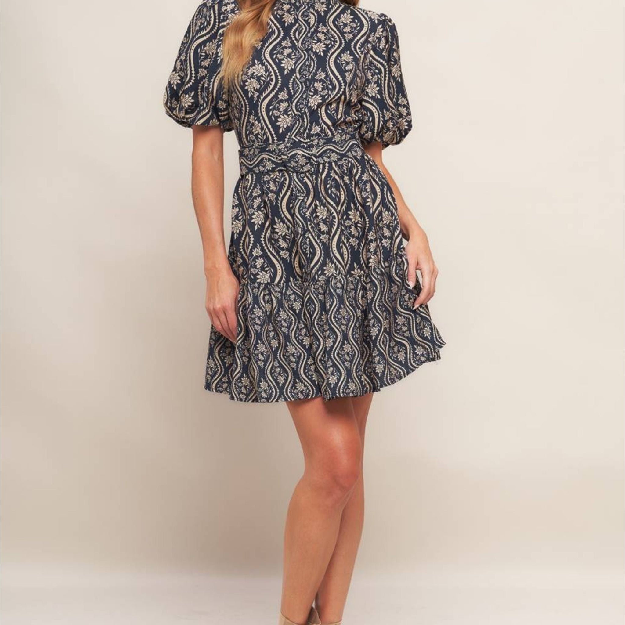 Cameron Patterned Dress