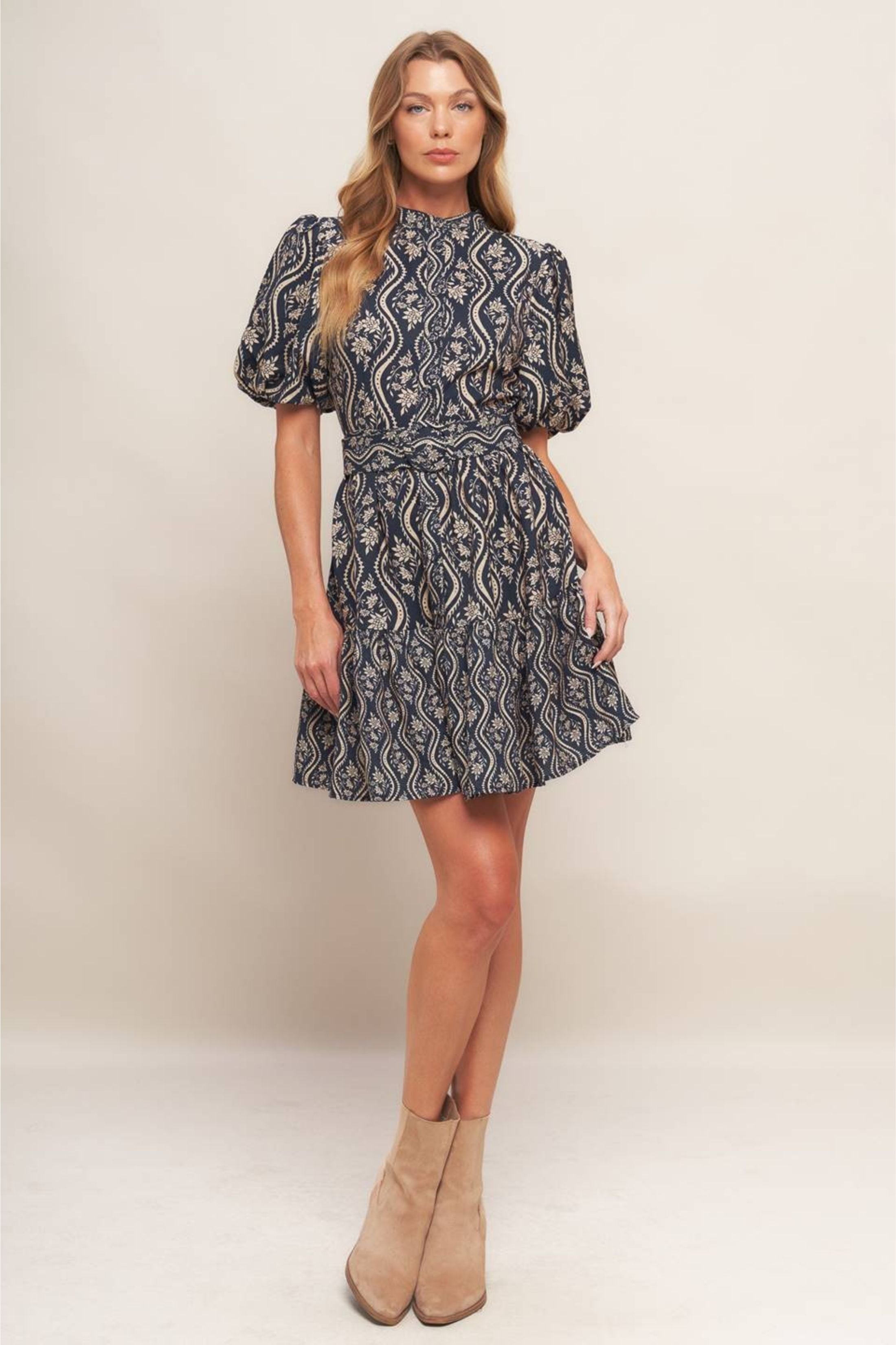 Cameron Patterned Dress