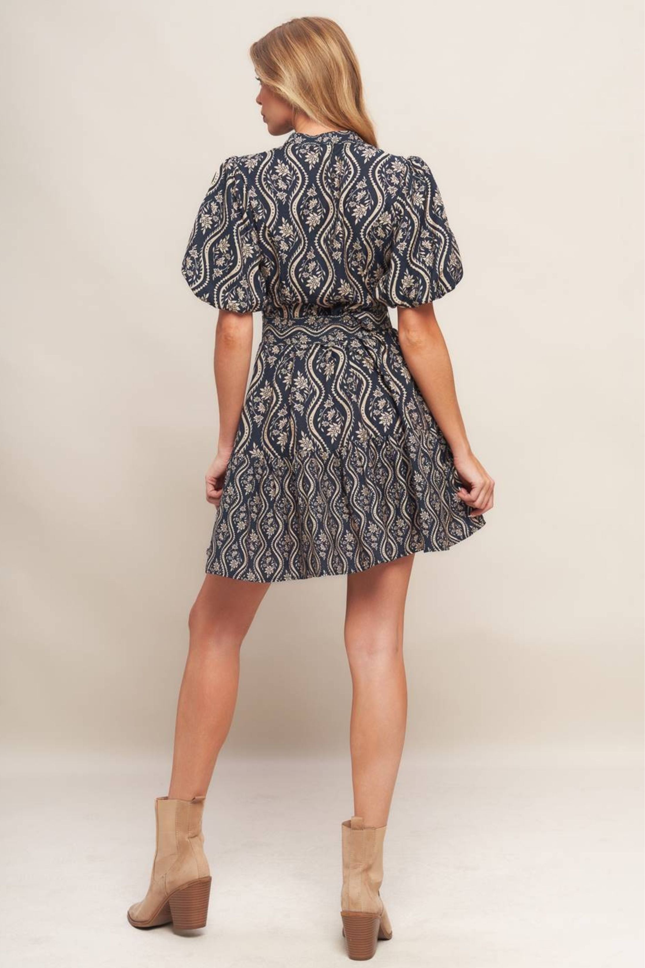 Cameron Patterned Dress