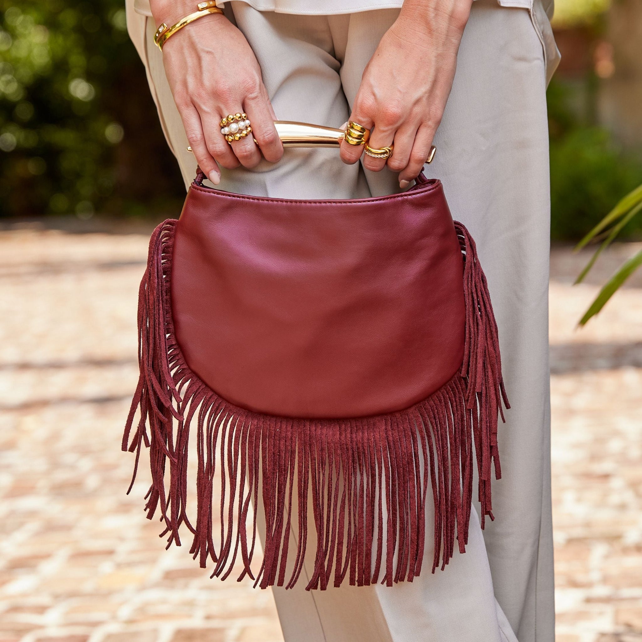 Christine Fringed Bag