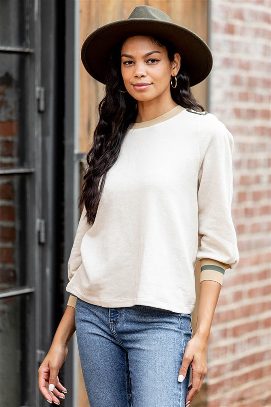 Mixson Floral Detail Sweatshirt