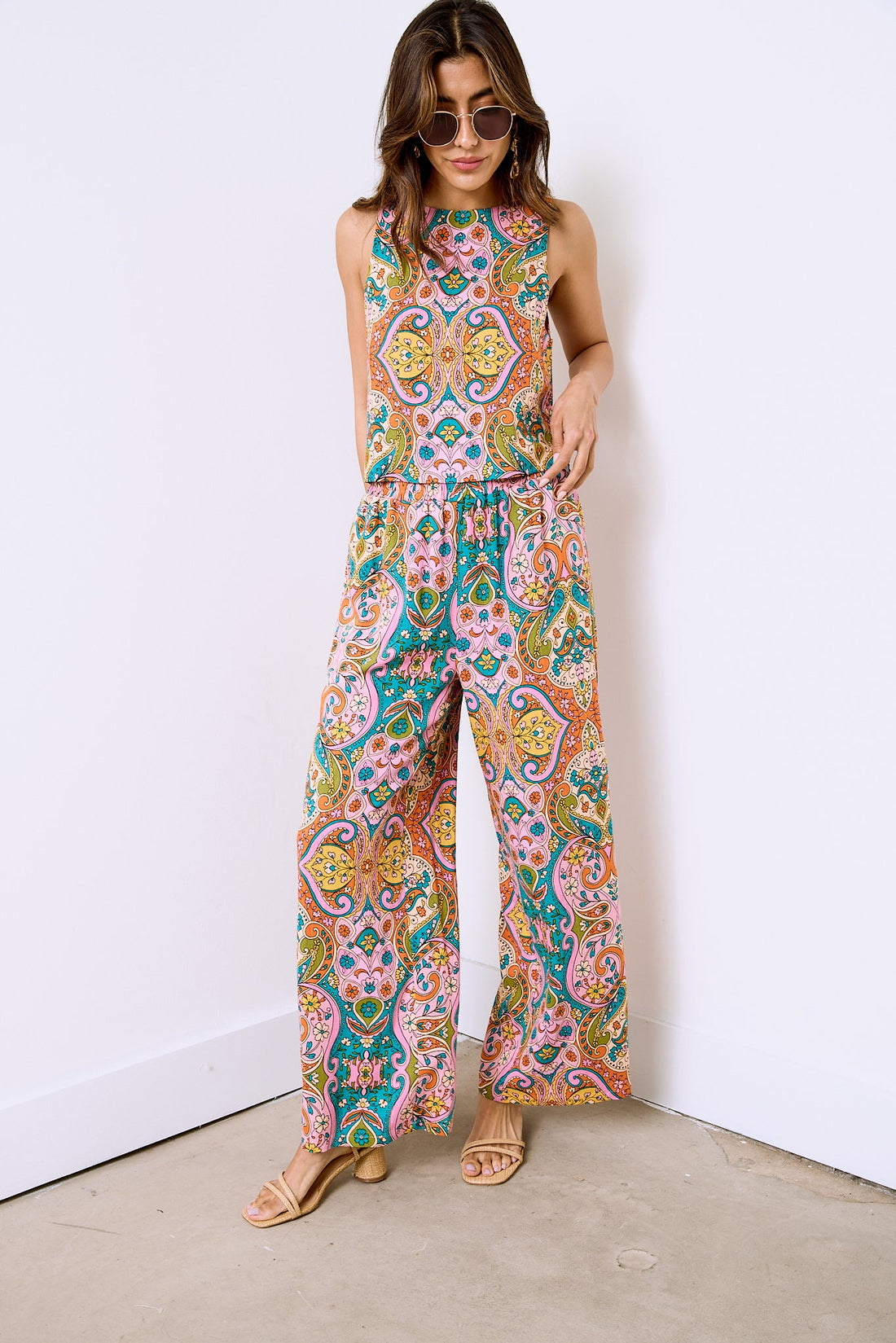 Cecilia Linen Blend Crop Top