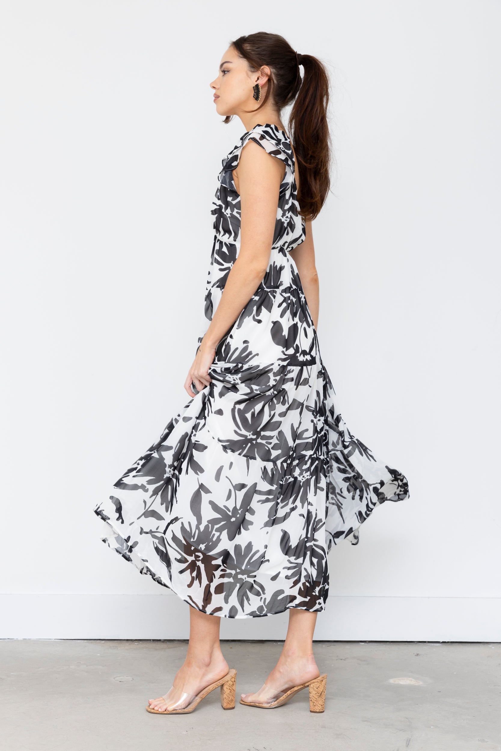 SALE - Joan Printed Maxi Dress