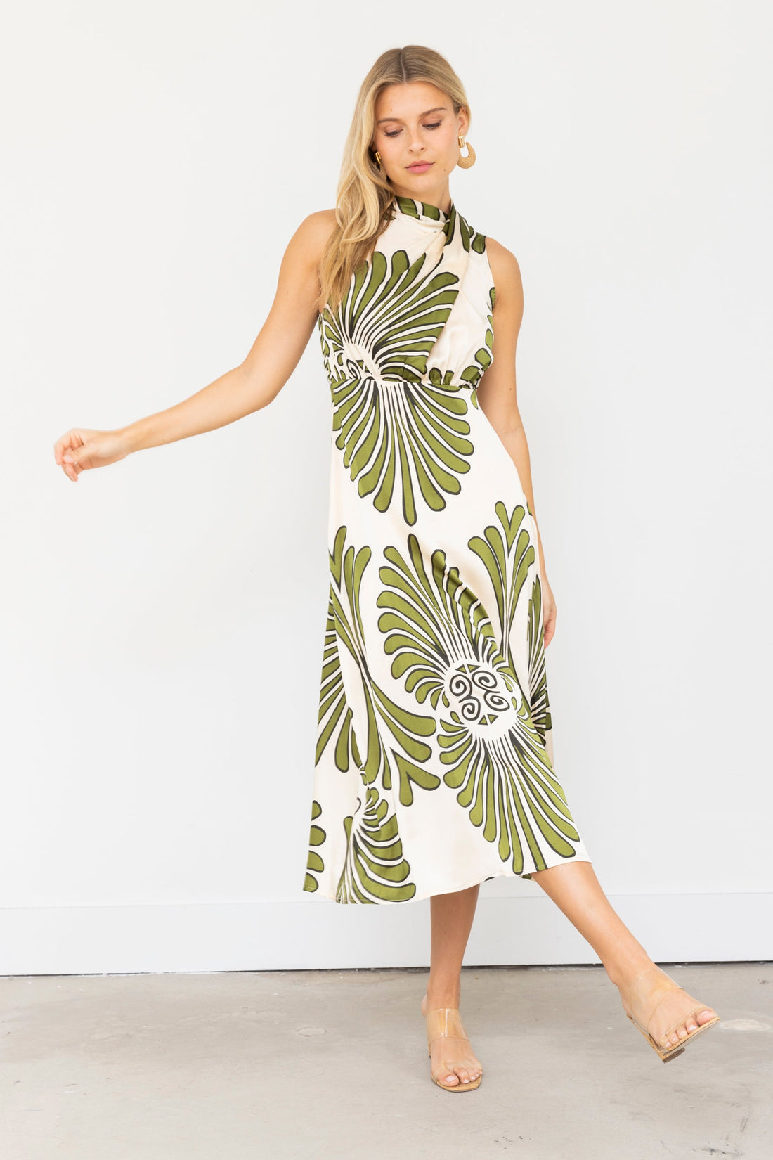 Colin Sleeveless Midi Dress