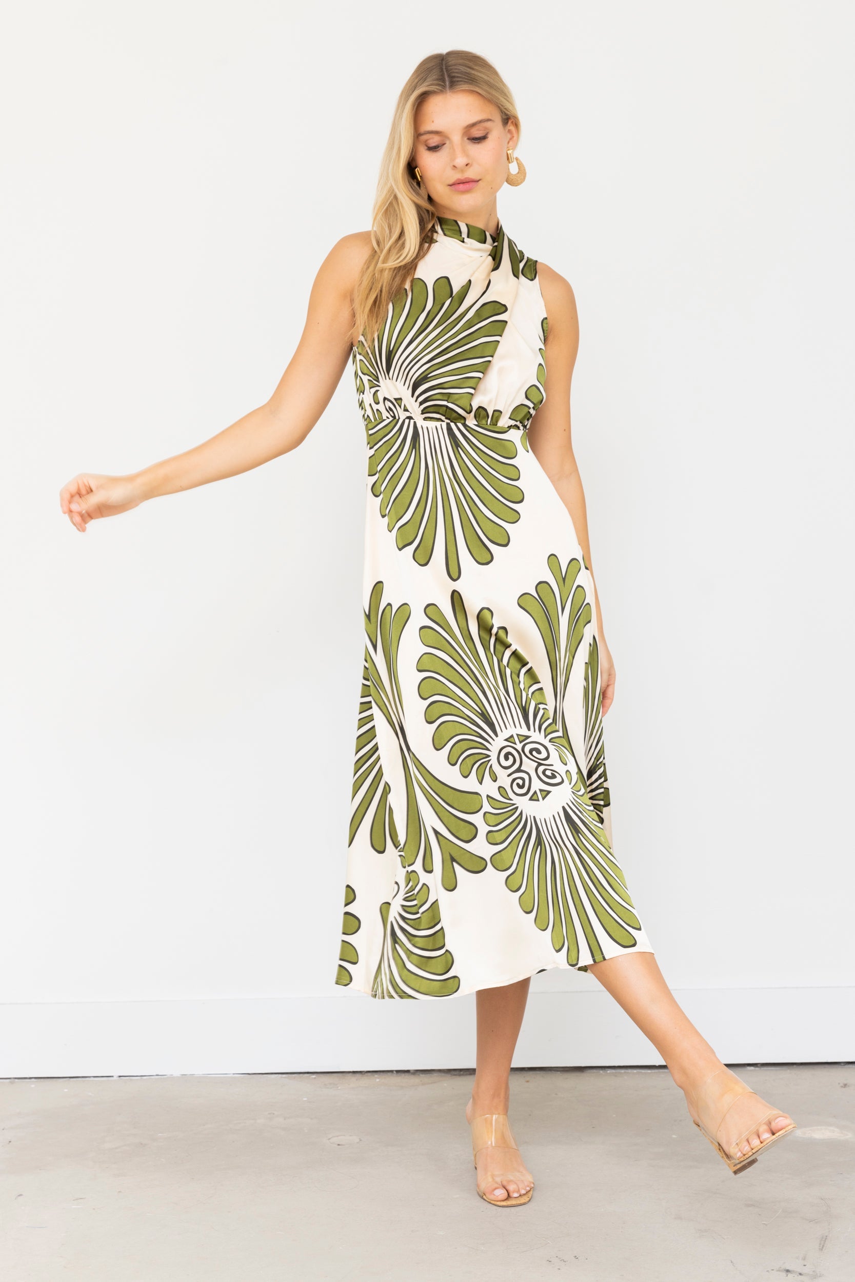 Colin Sleeveless Midi Dress