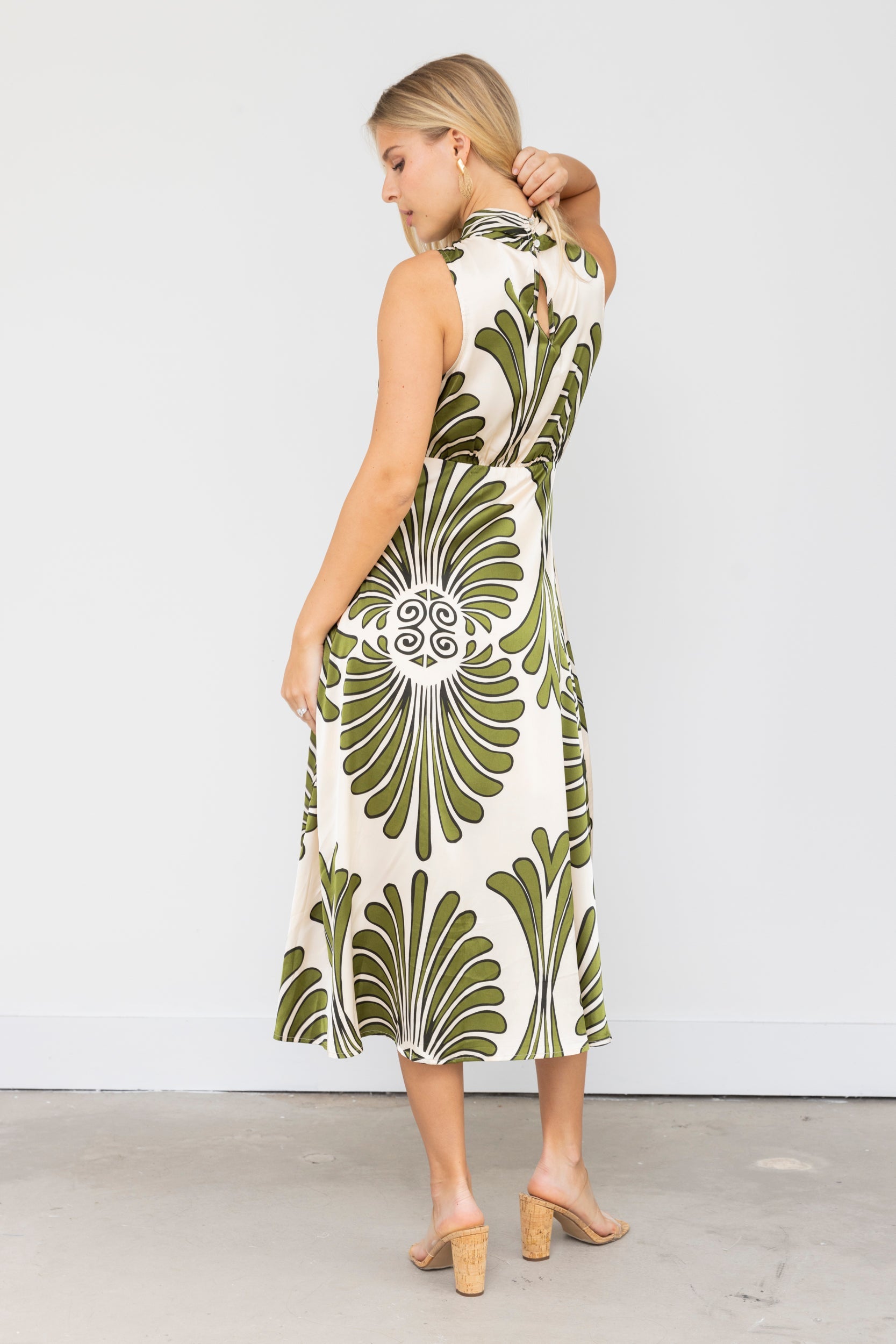Colin Sleeveless Midi Dress