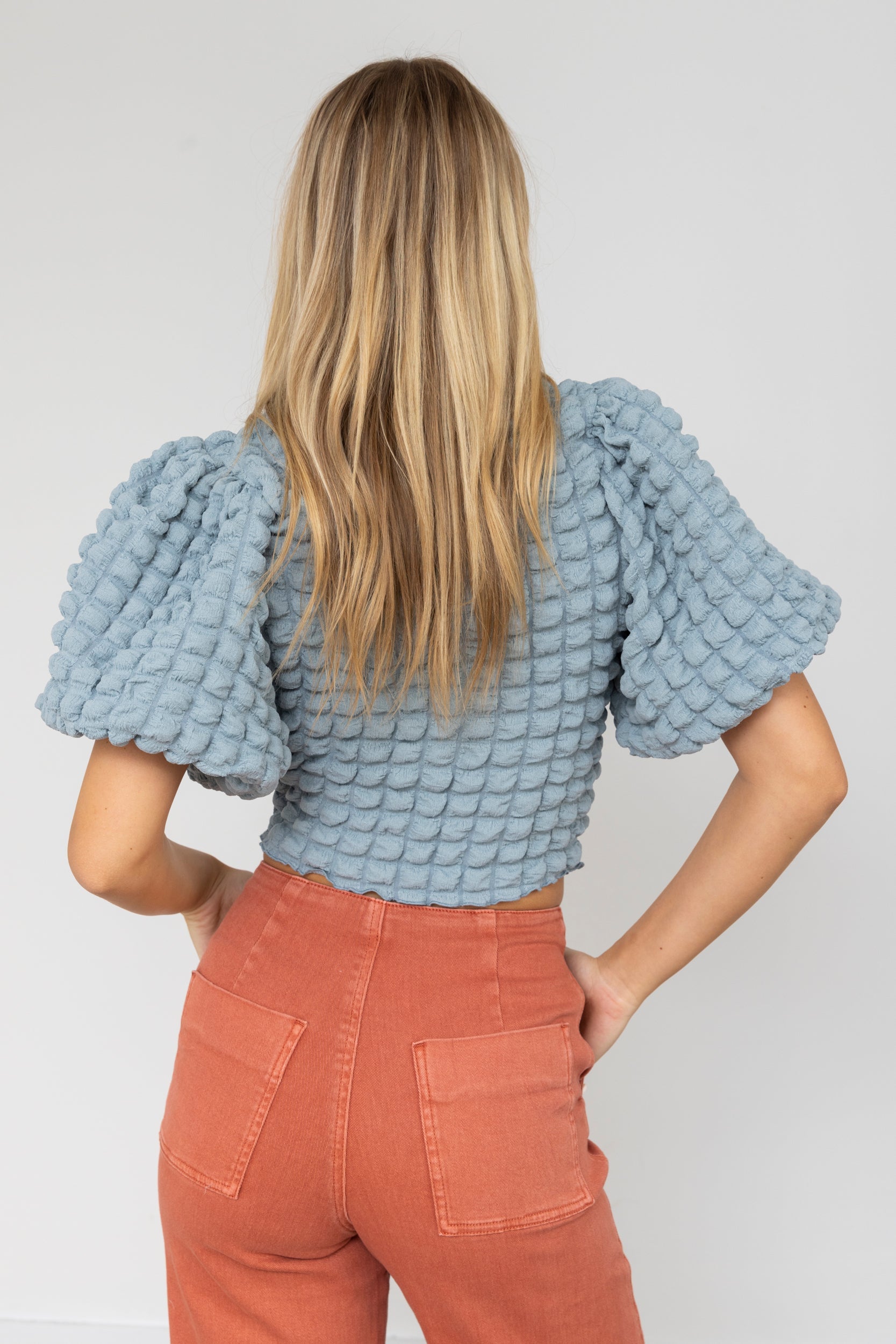 SALE - Oliver Balloon Sleeve Top