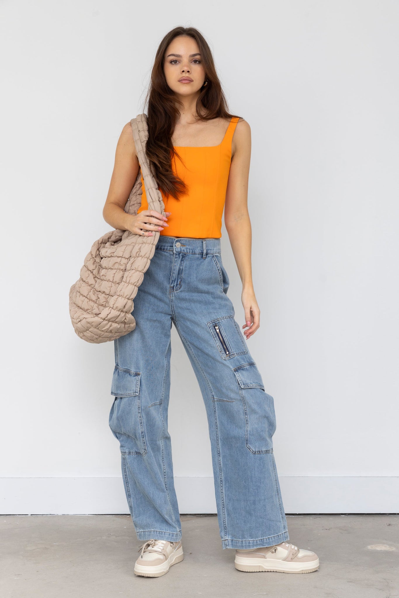 SALE - Patrick Denim Cargo Pants