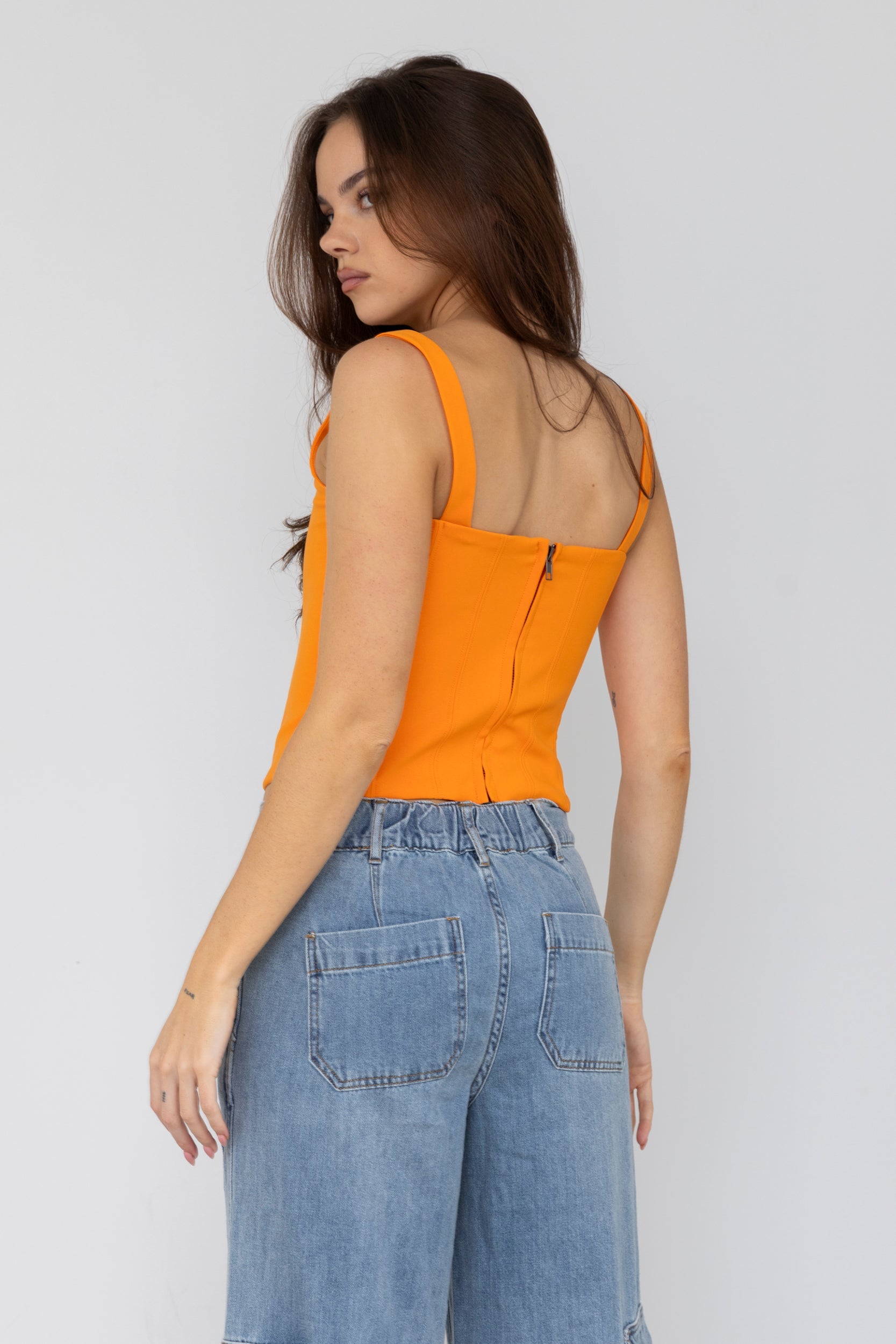 SALE - Lewis Ribbed Cropped Top