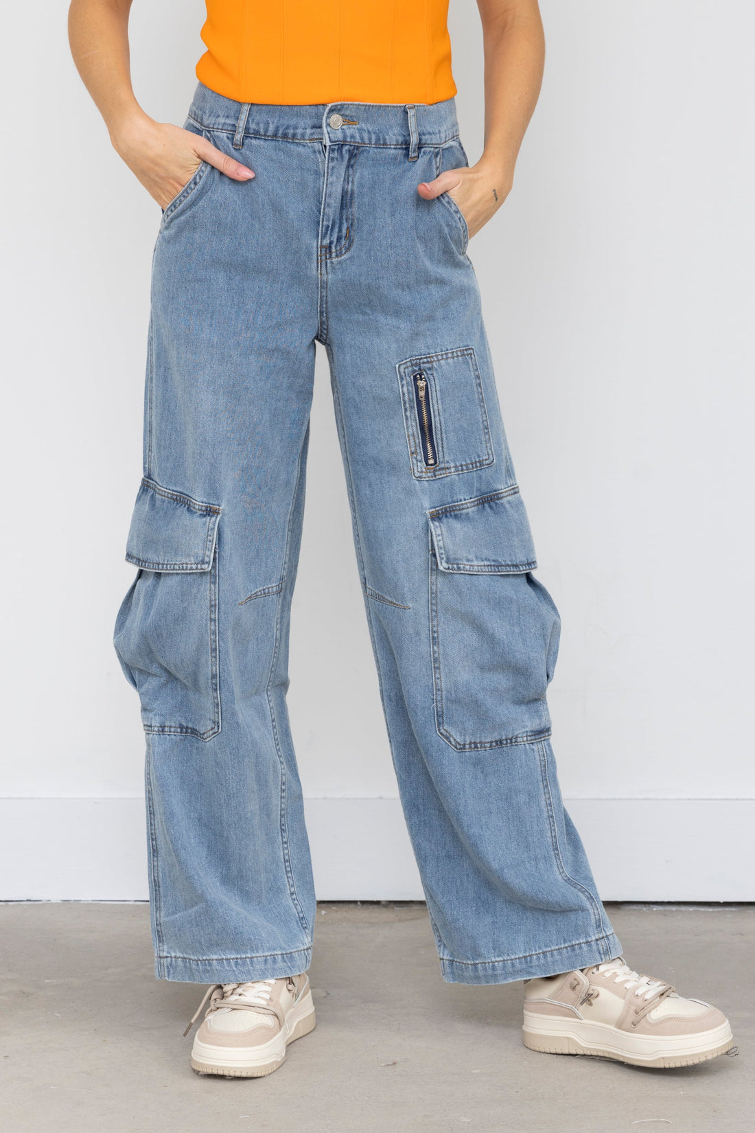 SALE - Patrick Denim Cargo Pants