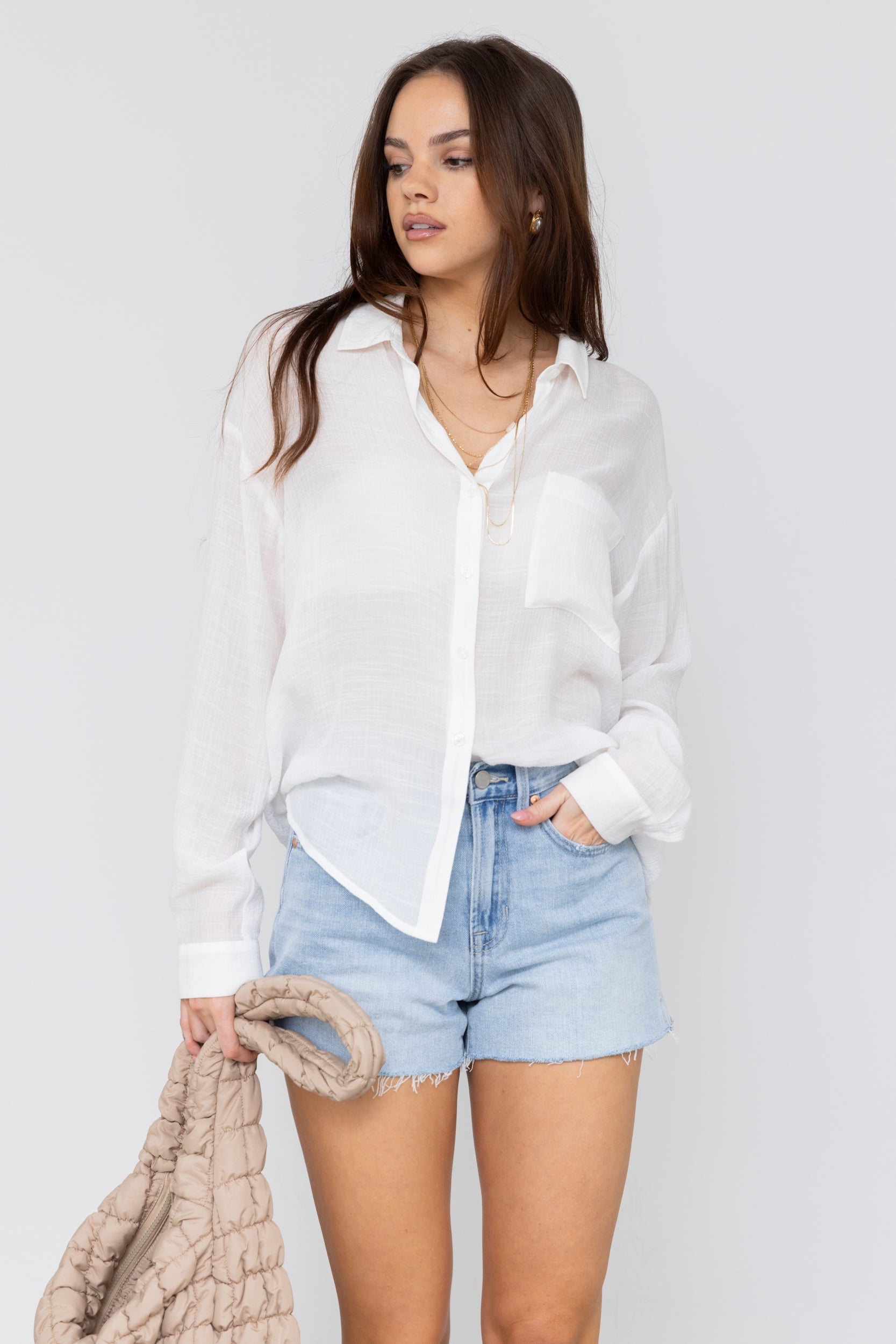 Dora Button Down Blouse