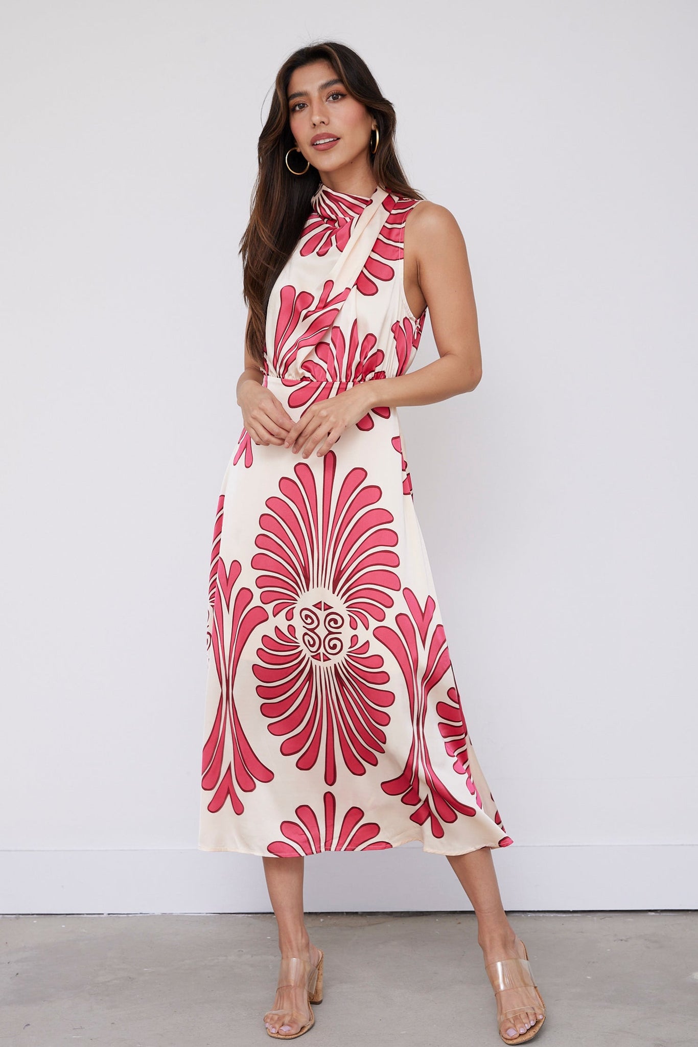 Colin Sleeveless Midi Dress