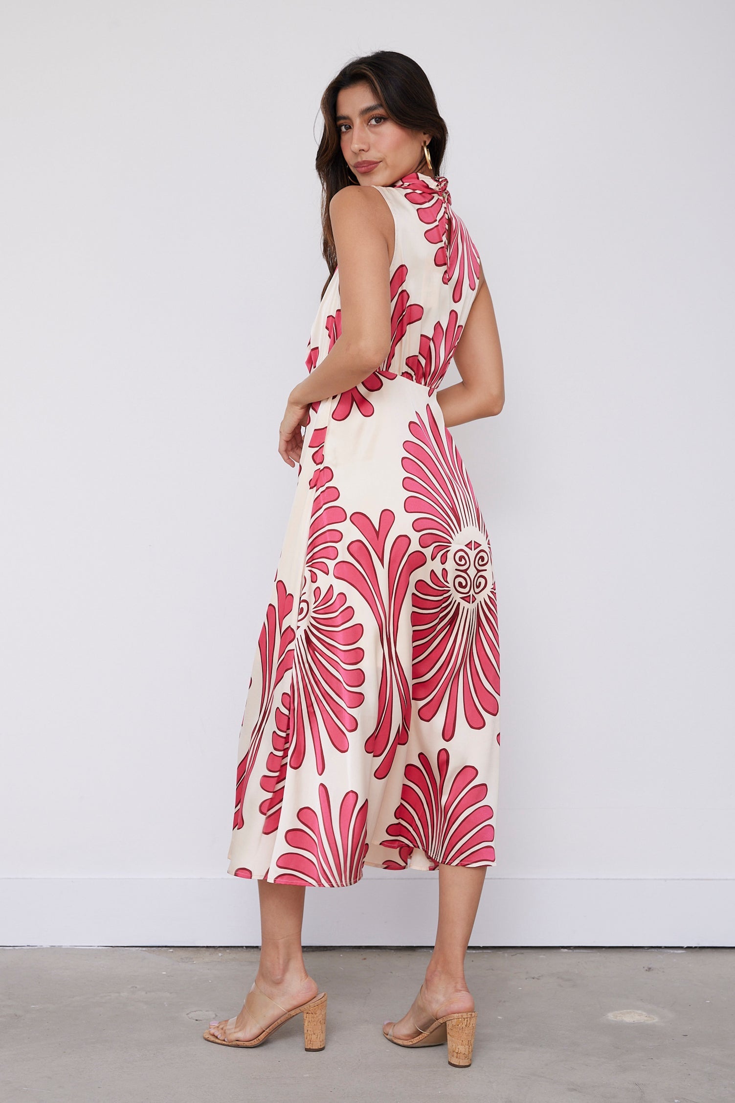 Colin Sleeveless Midi Dress