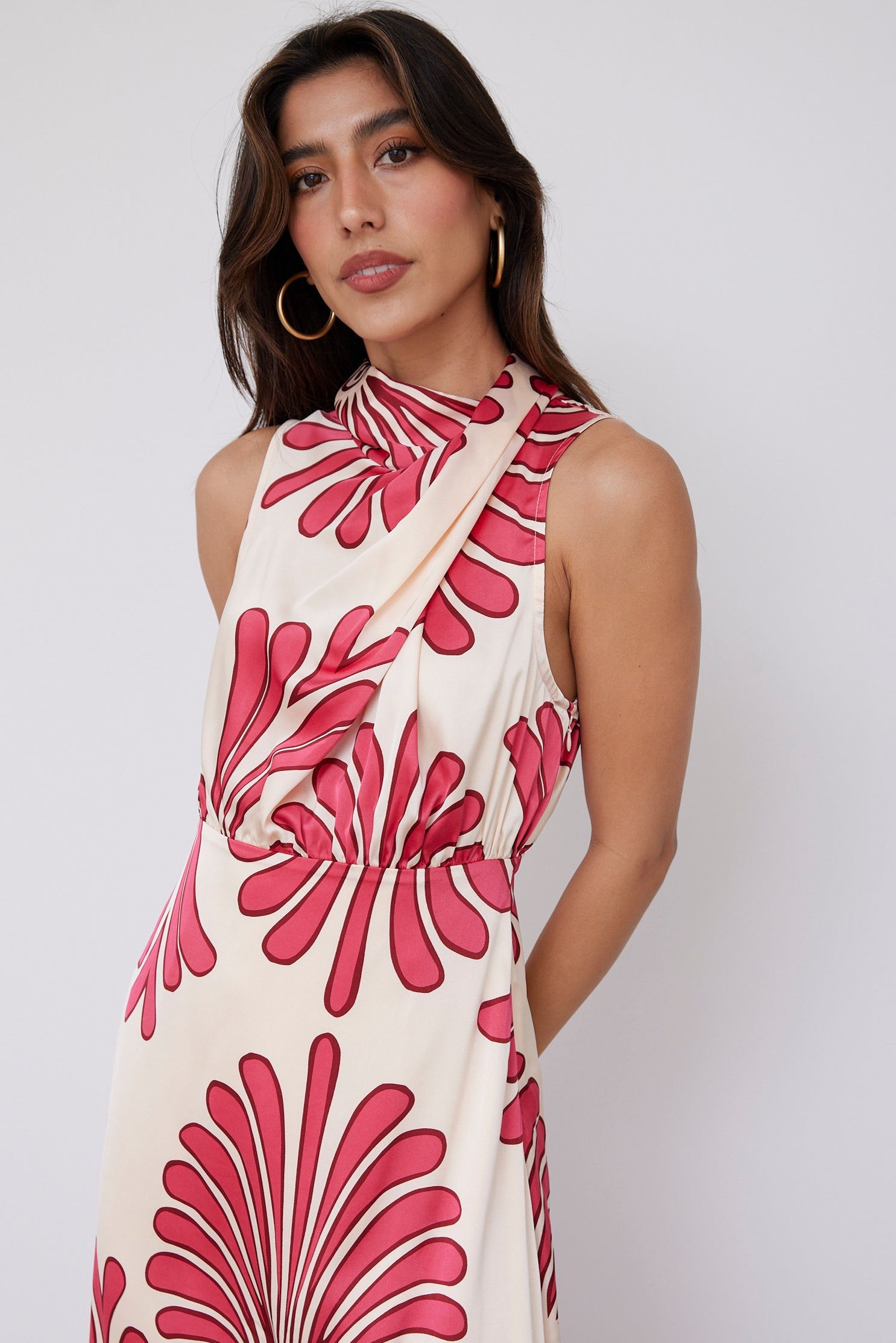 Colin Sleeveless Midi Dress