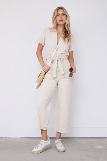Poppy Zipper Front Jumpsuit