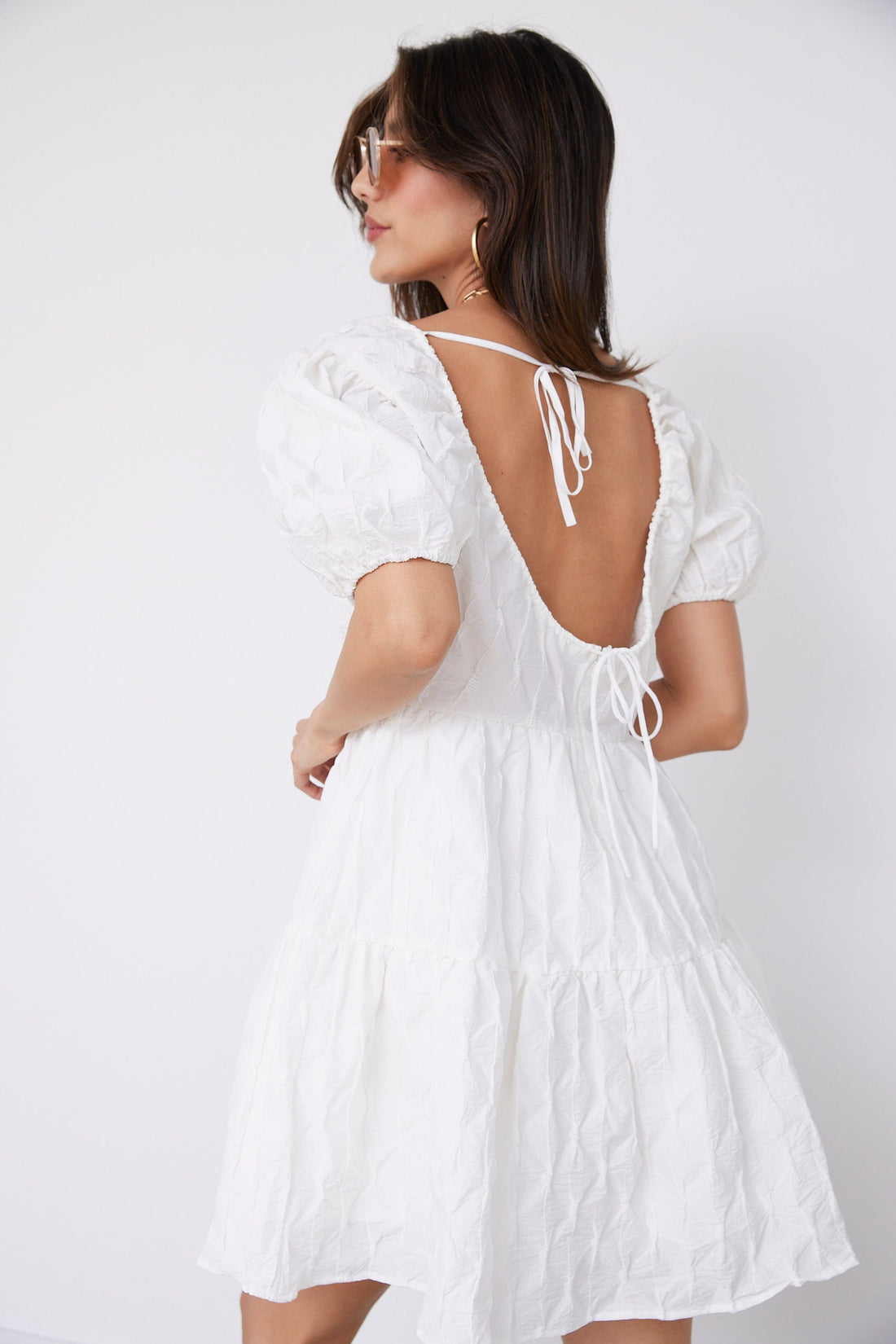 SALE - Valentina Short Sleeve Mini Dress
