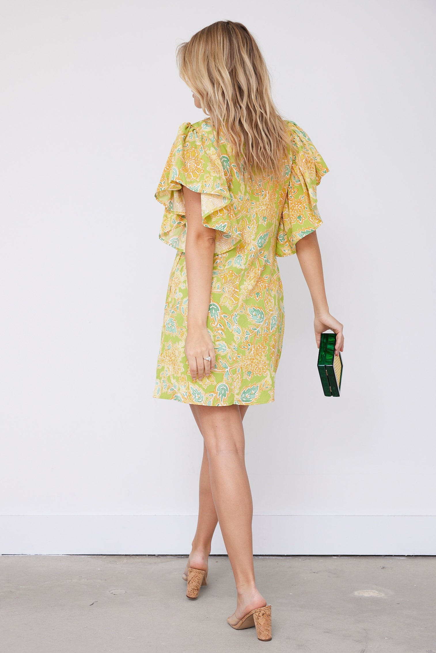SALE - Keaten Ruffle Detail Mini Dress